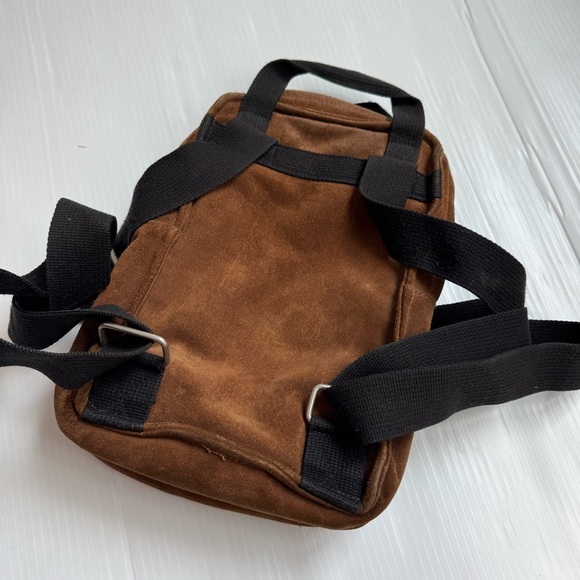 Vintage Polo Sport by Ralph Lauren Brown Suede Small Backpack main image 11